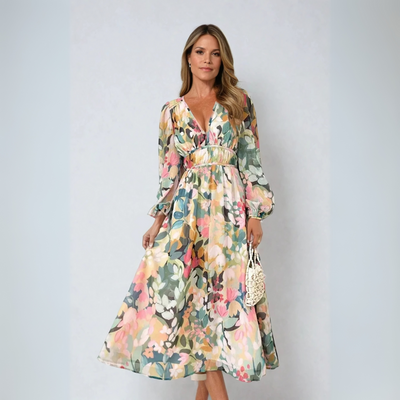 Elvira - Długa sukienka w stylu boho