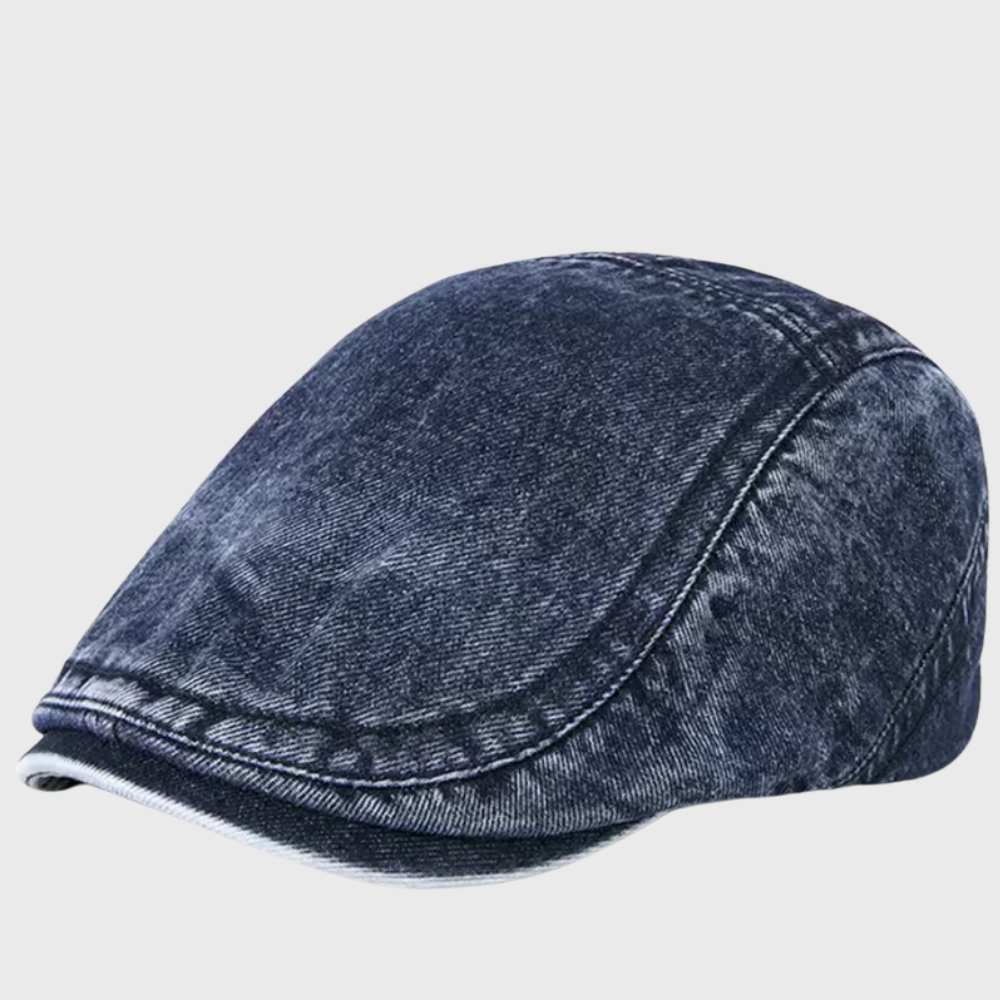 Beret w stylu dżinsowym
