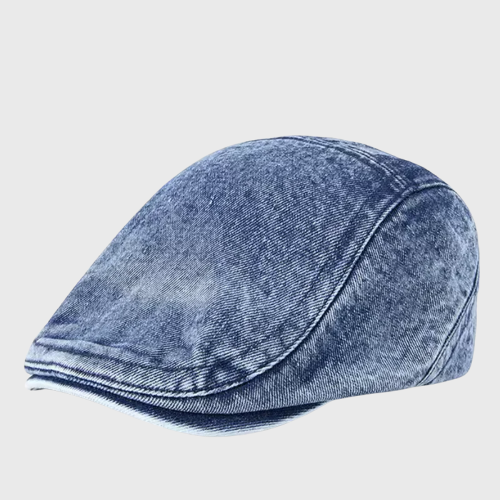 Beret w stylu dżinsowym