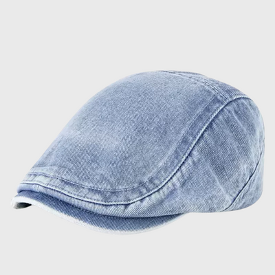 Beret w stylu dżinsowym