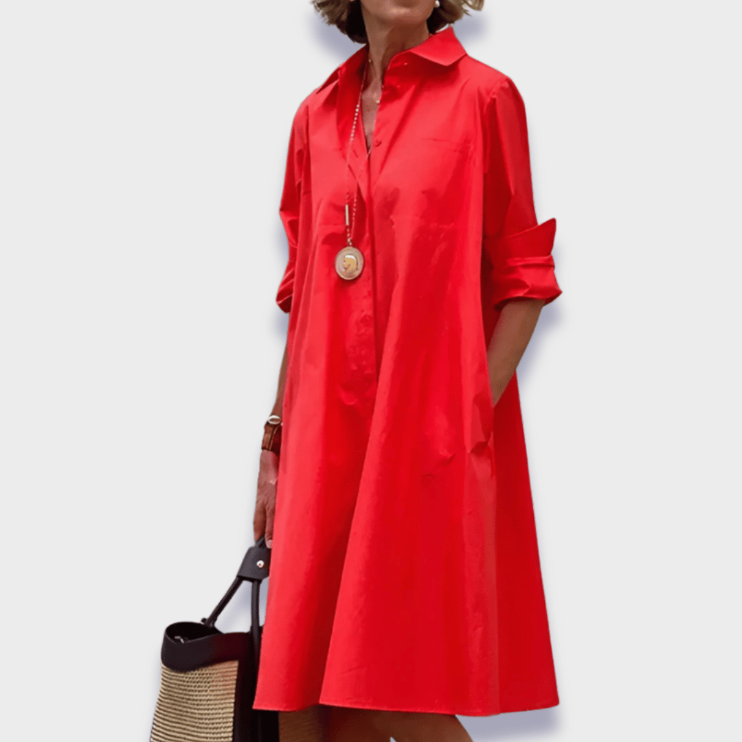 Elegancka sukienka polo