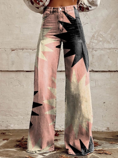 DAUPHINE | Eleganckie i Wygodne Spodnie w Stylu Boho Vintage