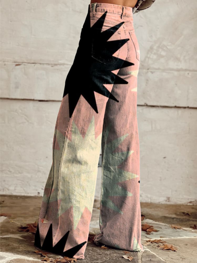 DAUPHINE | Eleganckie i Wygodne Spodnie w Stylu Boho Vintage