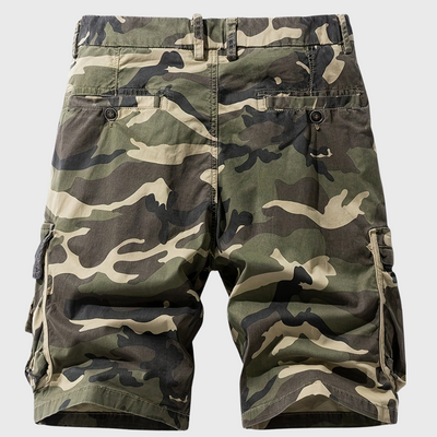 Bermudy outdoorowe w stylu militarnym