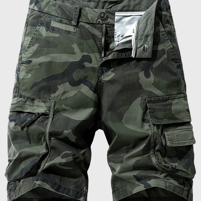 Bermudy outdoorowe w stylu militarnym