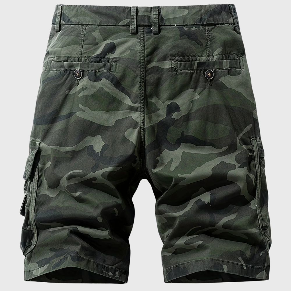 Bermudy outdoorowe w stylu militarnym