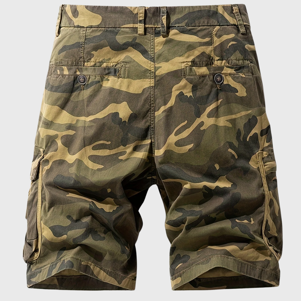 Bermudy outdoorowe w stylu militarnym