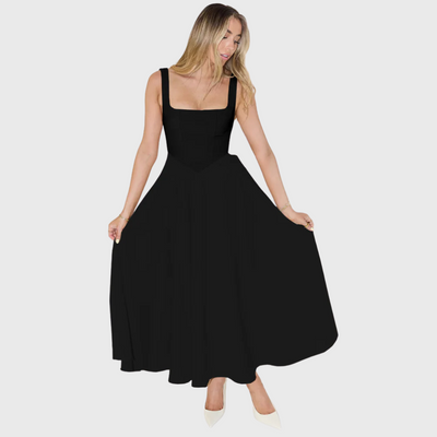 Elegancka sukienka bez rękawów