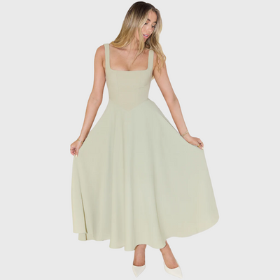 Elegancka sukienka bez rękawów