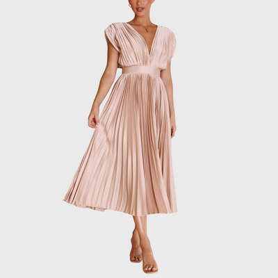 Elegancka plisowana sukienka