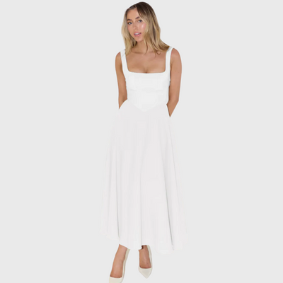 Elegancka sukienka bez rękawów