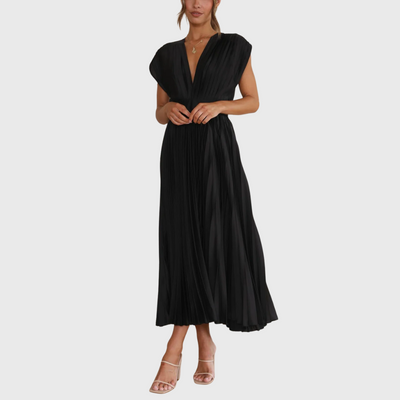 Elegancka plisowana sukienka