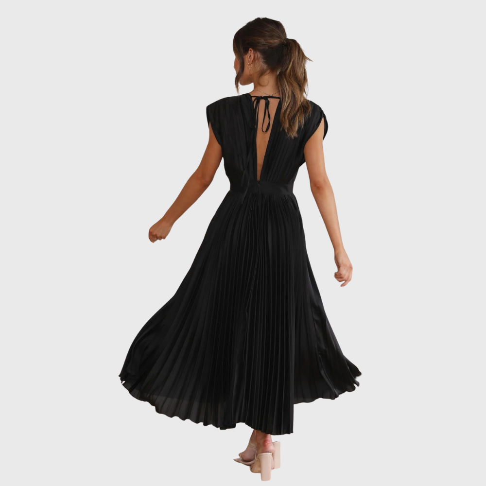 Elegancka plisowana sukienka
