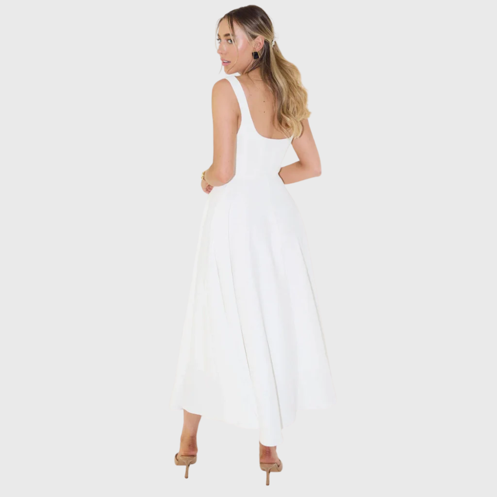 Elegancka sukienka bez rękawów