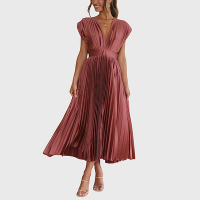 Elegancka plisowana sukienka