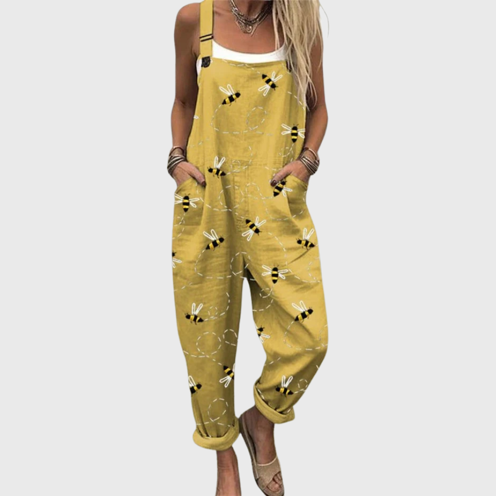 Lekki kombinezon w stylu vintage