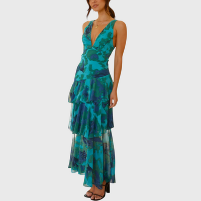 Elegancka romantyczna suknia maxi