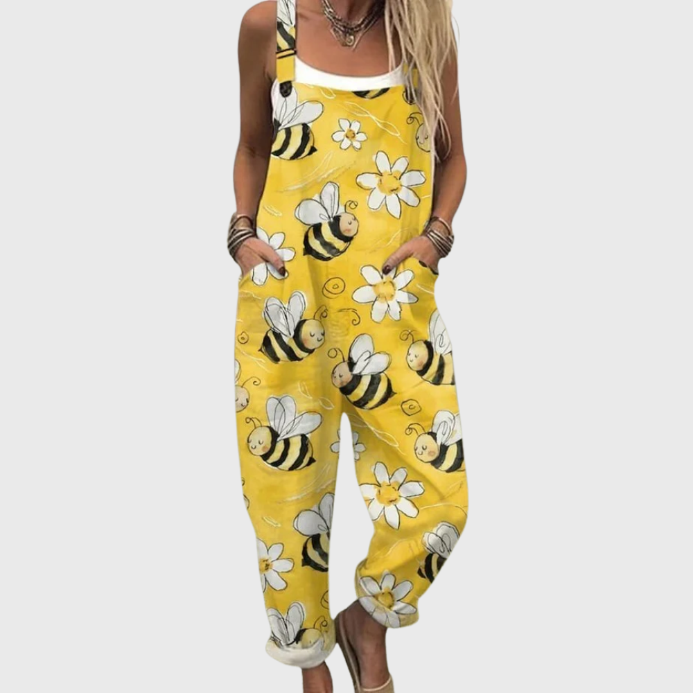 Lekki kombinezon w stylu vintage