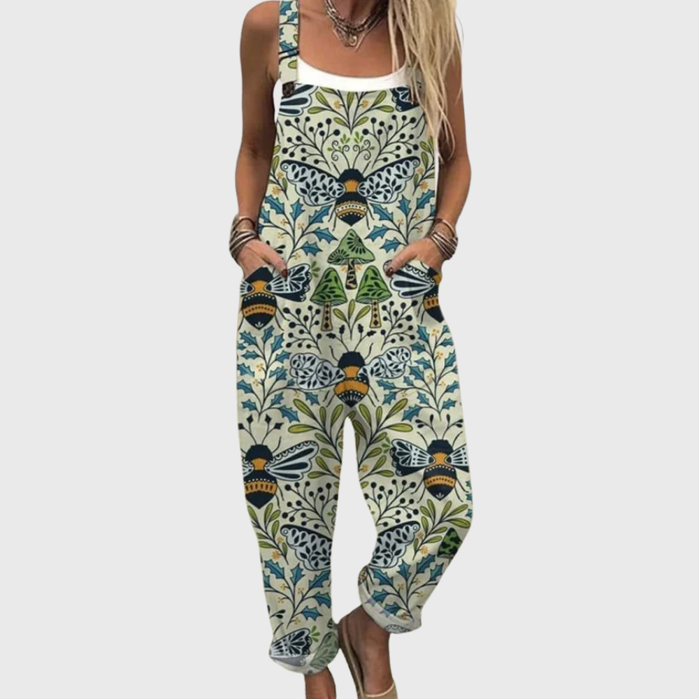 Lekki kombinezon w stylu vintage