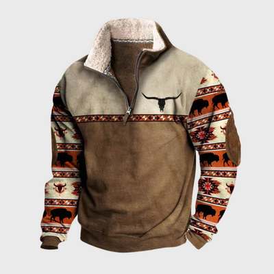 Sweter zapinany na zamek błyskawiczny