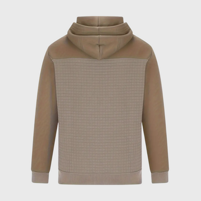 Bluza z Kapturem i Teksturowaną Siateczką