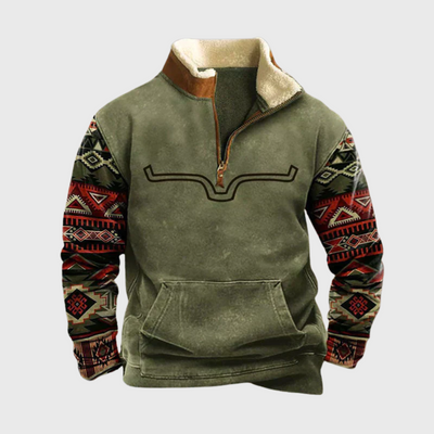 Sweter zapinany na zamek błyskawiczny