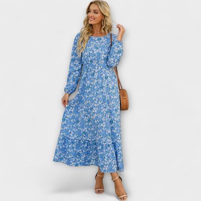 Zwiewna sukienka maxi w stylu boho