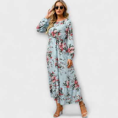 Zwiewna sukienka maxi w stylu boho