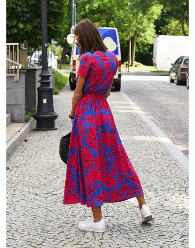 Suzanne - Elegancka sukienka z dekoltem w kształcie litery V