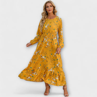 Zwiewna sukienka maxi w stylu boho