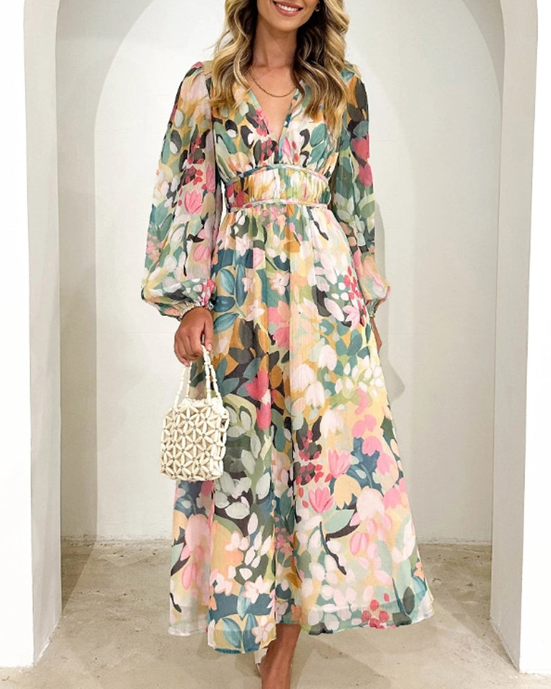 Elvira - Długa sukienka w stylu boho