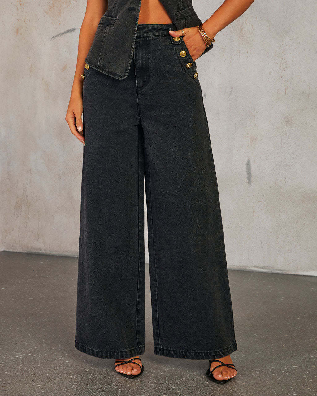 Corinne™ | Elegancki Komplet Denim