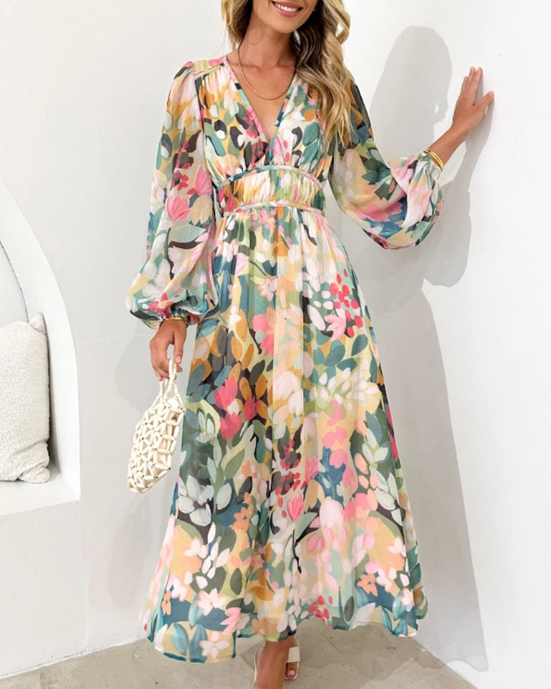 Elvira - Długa sukienka w stylu boho