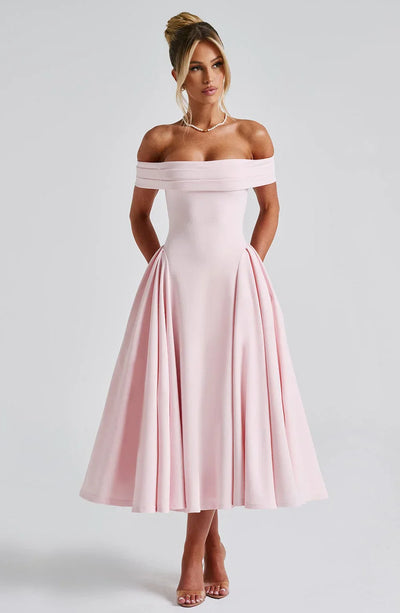 Sukienka Midi Alexander Saint w Eleganckim Stylu